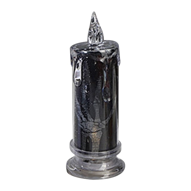 Halloween Candles Lighted Lamp Battery Operated Halloween Flameless Candle Table Centerpiece For Indoor Home Halloween Decoration Party, Battery Included