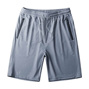 FcBaudy Mens Shorts, Shorts Men, Half Shorts Pants Men Ice Silk Fitness Running Stretch Yoga Pant Soft Men's Cotton Yoga Sweatpants Men's polyester sports shorts