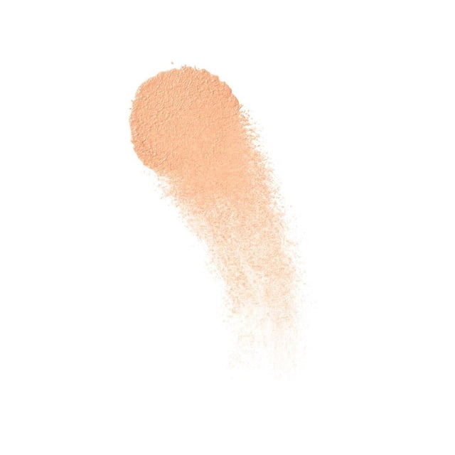 Maybelline New York Age Rewind Eraser, Cache-Cernes 20 ml, Échantillon Montrant une texture Crémeuse Lisse et Ton Pêche sur Fond Blanc, avec Sa Formule Anti-âge aux Baies de goji et au Collagène pour Réduire les Ridules et les Cernes.