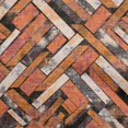 thumbnail image 1 of oneOone Rayon Orange Fabric Stripes Craft Projects Decor Fabric Printed By The Yard 56 Inch Wide, 1 of 4
