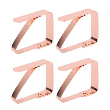 Clips de Nappe, 4pcs Pinces de Nappe en Acier Inoxydable Clips de Nappe Solide Performance