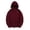 Red, variant on FYEGRE Fleece Hoodie Men Lightweight Soft Drawstring Oversized Sweatshirts Big and Tall Drop Shoulder Pullover with Pockets White XXL