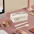 thumbnail image 1 of TIMIFISLunch Box Can Be Heated Household Students Sealed Lunch Box Cutlery Spoon Preservation Box, 1 of 6