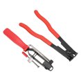 thumbnail image 2 of Car Banding Tool, Universal 2Pcs/Set Stainless Steel Wear Resistant CV Joint Boot Clamps   For Cooling System Fuel Vacuum Hose, 2 of 8
