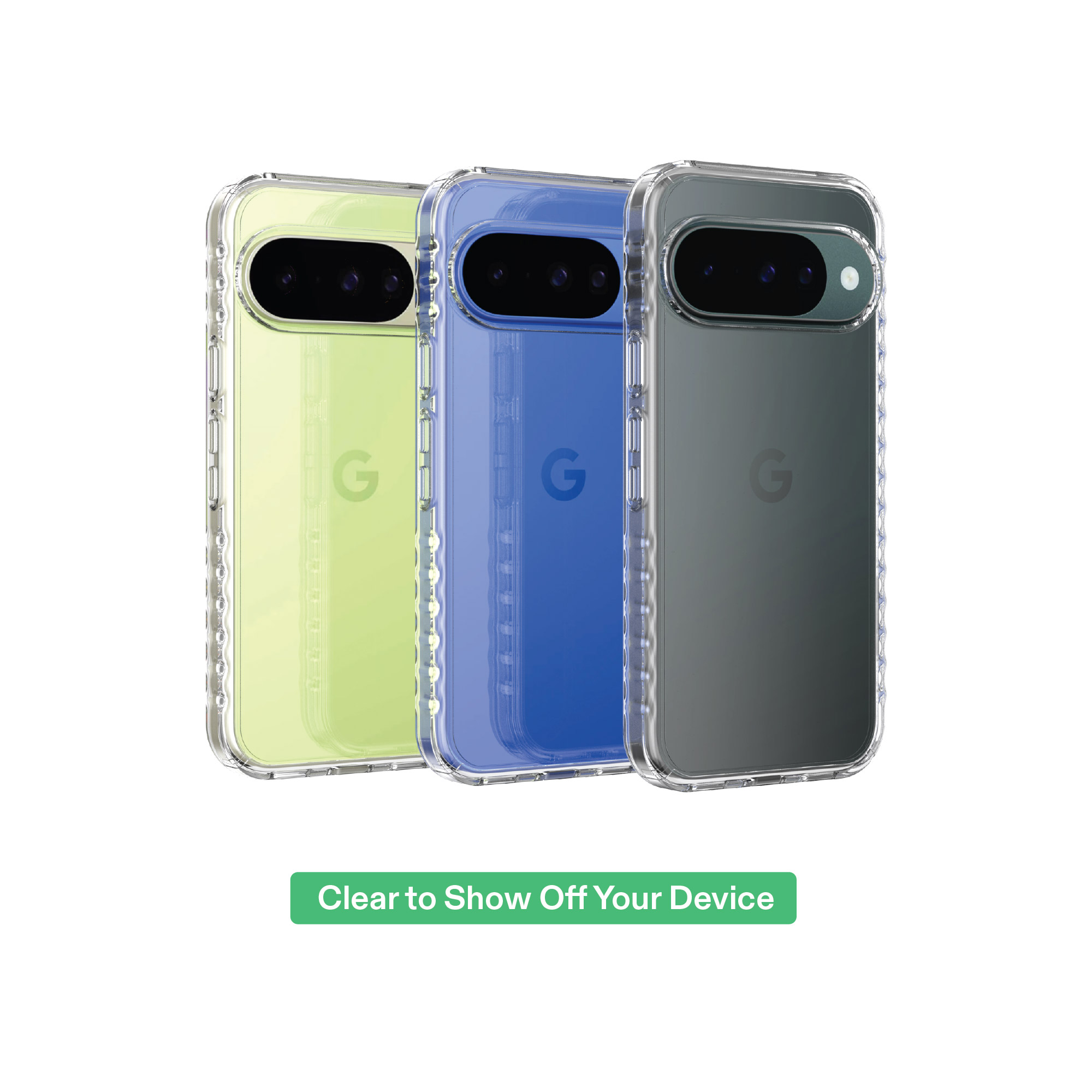 onn Coque transparente en gel stylisée pour Pixel 10