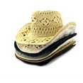 thumbnail image 4 of Simplicité Nouveau Style Western Chapeau de Paille Cowboy Classique Percé, 4 of 5