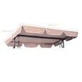 thumbnail image 2 of Costway Swing Top Cover Canopy Replacement Porch Patio Outdoor 77''x43'', 2 of 10