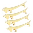 thumbnail image 4 of Cuillères en Forme de Chien, 4 Pcs Repose-Baguettes Plus Lisse Réutilisable Repose-Baguettes Design Futuriste, 4 of 14