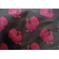 thumbnail image 4 of oneOone Cotton Silk Fabric Peacock Block Printed Craft Fabric BTY 42 Inch Wide, 4 of 4