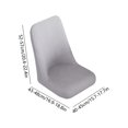 thumbnail image 3 of BRELIL Stretch Chair Cover, Soft Thick Fabric Pet Friendly Dining Chair Slipcover, Washable Protector For Kitchen Living Room Bedroom Home Daily Use, 3 of 6