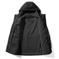 thumbnail image 3 of KIHOUT Men's Tactical Jacket Multi Pockets Performance Fleece Lined Water Resistant Soft Shell Unisex Hood Coats, 3 of 5