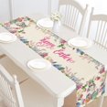 thumbnail image 3 of Home Party Holiday Table Decoration Easter Single Sided Durable Green Beiges Pink 30x 182cm Polyester Blue Tablecloth, 3 of 10