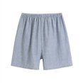 thumbnail image 1 of AherBiu Shorts de Pyjama pour Femmes en Coton et Lin Légers d'Été Décontractés à Jambes Larges Shorts de Détente, 1 of 5