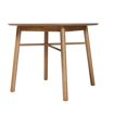 thumbnail image 3 of Baxton Studio Table à Manger en Bois de Caoutchouc Finition Chêne Brun Moderne Mi-Siècle, 3 of 5
