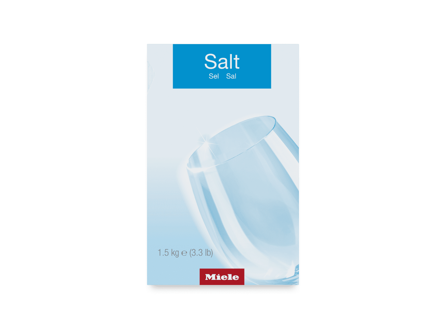 Sel pour lave-vaisselle Miele – Sel de réactivation avec grains extra gros pour protection contre le calcaire, 3,3 lb – 10248600