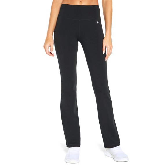 Bally Total Fitness Womens Tummy Control Long Pant Black