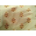 thumbnail image 4 of oneOone Cotton Silk Fabric Leaves & Floral Block Printed Craft Fabric BTY 42 Inch Wide, 4 of 5