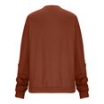 thumbnail image 4 of LSLJS Blouse à Manches Longues pour Femmes, Col Rond, Décontractée, Ample, Chandail-Over, 4 of 5