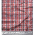 thumbnail image 1 of Soimoi Poly Georgette Fabric Geometric Check Fabric Prints by Yard 52 Inch Wide, 1 of 3