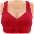 thumbnail image 1 of Women's Front Button Up With A Non Underwire Plus Size Vest Push Up Bra, 1 of 5