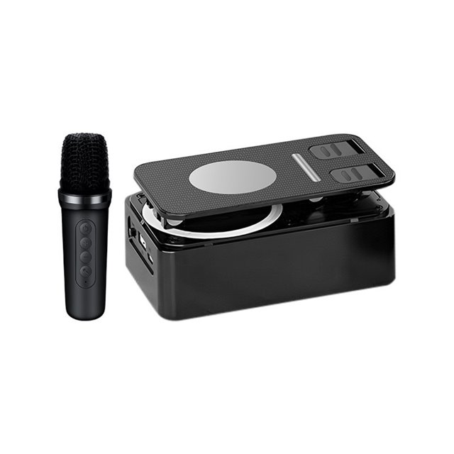 Maytalsory Support de Téléphone avec Haut-Parleur Bluetooth Stable et Ajustable Offre un Support de Cellulaire Stable et Sans Fil avec Haut-Parleur Bluetooth