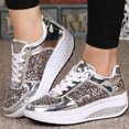 thumbnail image 4 of Kcodviy Chaussures pour Dames Filles Femmes Espadrilles pour Femmes Taille 9 Sport Paillettes Chaussures Compensées Avantage Espadrilles - Femmes Shake Femmes, 4 of 7