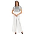 thumbnail image 1 of Bimba Stylish Solid Dungaree For Womens Adjustable Strap Loose Rayon Romper Pants, 1 of 6
