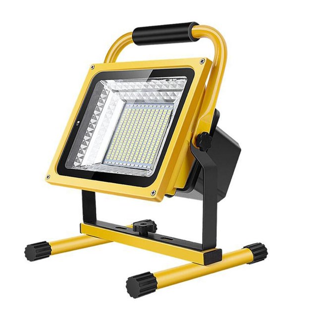 Projecteur LED Rechargeable 500W pour Extérieur, Camping, Rue, Maison, Portable