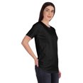 thumbnail image 2 of Inkmeso T-Shirt Basique à Col Rond pour Femmes, Manches Courtes, Coupe Régulière, Long Tee, Haut d'Entraînement, 2 of 8