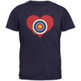 thumbnail image 1 of T-Shirt pour Adulte Cupid Target Bleu Marine, 1 of 1