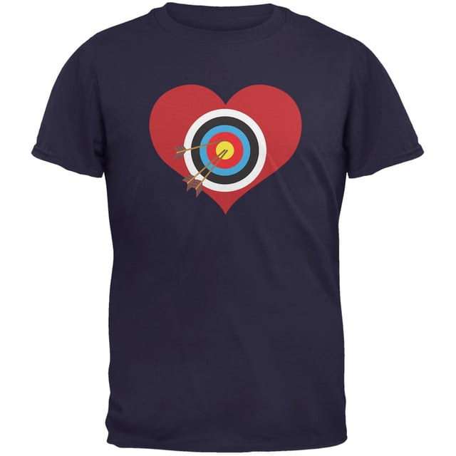 T-Shirt pour Adulte Cupid Target Bleu Marine