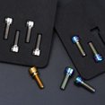 thumbnail image 2 of Screw RISK 4PCS M6×1820mm Titanium Ti Bolts Screws for MTB Disc Brake Caliper with Adaptor Spacer, 2 of 6
