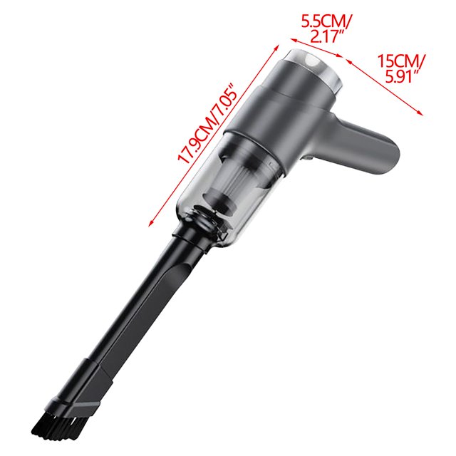 Cordless Handheld Vacuum Vacuuming ,Rechargeable Strong Suction Car Vacuum Cordless Rechargeab,Two in One Portable High-Power for Household and Automotive Use