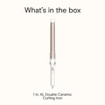 thumbnail image 2 of Conair® Double Ceramic 1" XL Curling Iron, 2 of 10