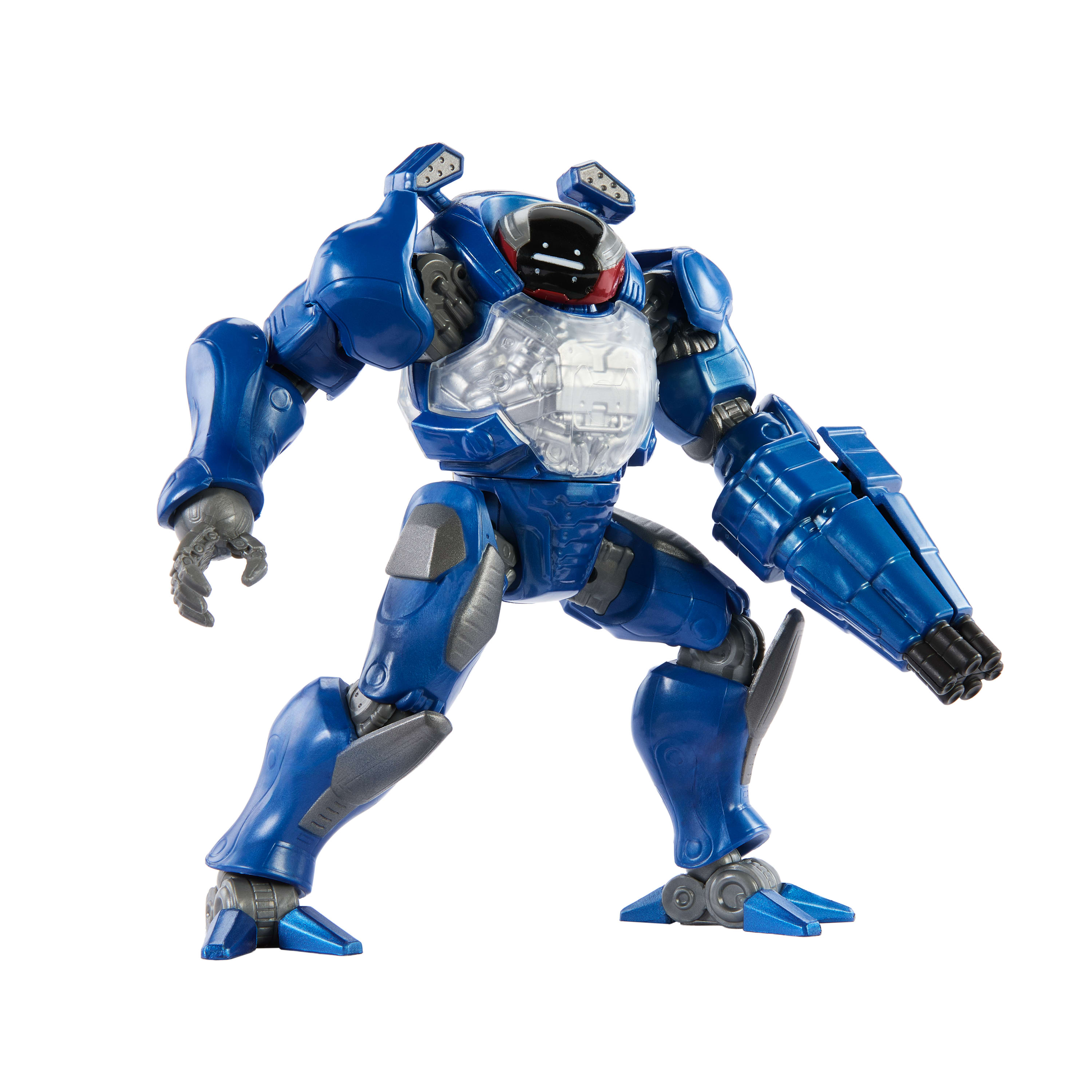 Masters of the Universe Combat Ready Roboto Figure Toy, 5.5 Inch Twist & Release Quick Draw