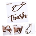thumbnail image 2 of Modern Home Decor, Recycle Trash Sticker Logo Sign Decal Self Adhesive Trash Decal, 2 of 9