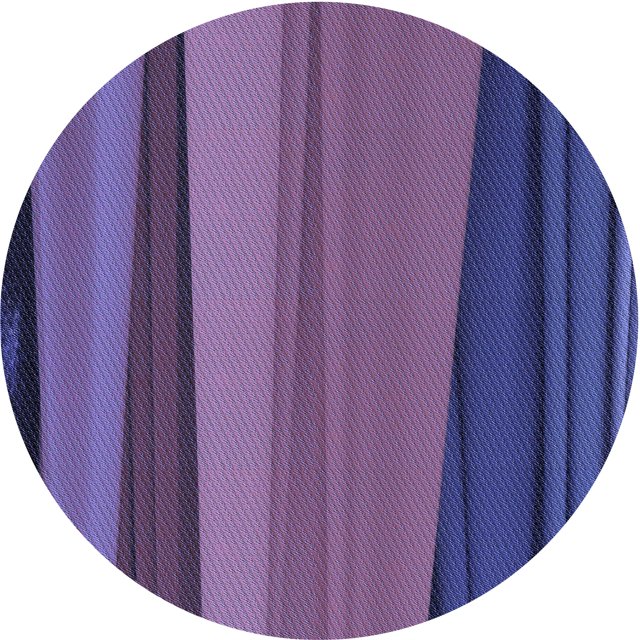 Ahgly Company Tapis Rond Lavable en Machine Intérieur Transitionnel Violet Clair, 8 Pieds Rond