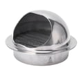 thumbnail image 3 of Stainless Steel Vent Cover, Hemispherical Rain Resistant Easy To Install Stainless Steel Vent Hood Protection  For Electric Clothes Dryers For Kitchen Fans 6 Inch, 3 of 8