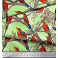 thumbnail image 3 of Soimoi Velvet Fabric Boy,Surfboard And Beach Bird Decor Fabric Printed Yard 58 Inch Wide, 3 of 3