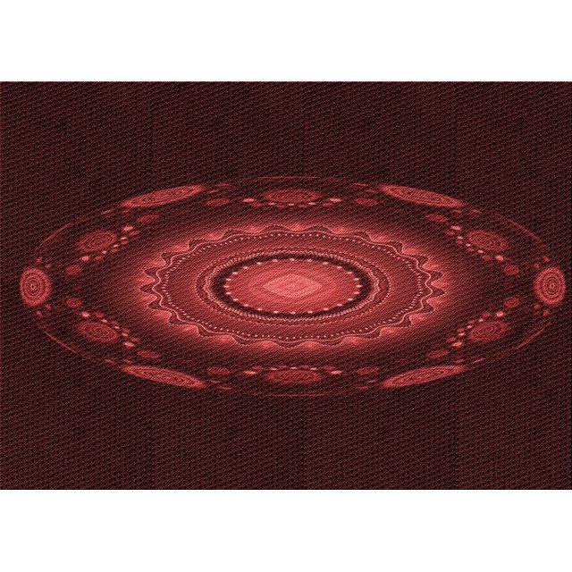 Ahgly Company Tapis d'Intérieur Lavables en Machine Rectangle Transitionnel Rouge Safran, 5' x 8'