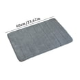 thumbnail image 3 of Bovemsi Clearance Memory Foam Bath Mat Bathroom Rugs Toilet Soft Non Slip Mat Bathroom Bedroom Floor Shower Rug Decor Comfortable Water Absorbent Machine Washable Easier To Dry Floor Rug Mats, 3 of 4