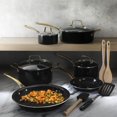 thumbnail image 4 of Martha Stewart 14 Piece Cookware Combo Set with Non Stick Interior & Enamel Exterior, 4 of 9