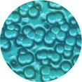 thumbnail image 1 of Ahgly Company Tapis Rond Lavable en Machine Intérieur Transitionnel Vert Cyan Foncé, 5 Pieds Rond, 1 of 7