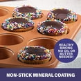 thumbnail image 3 of Gotham Steel 12 Cup Ultra Nonstick Ceramic Aluminum Muffin Pan Cupcake Tin Oven Safe Dishwasher Safe, 3 of 6