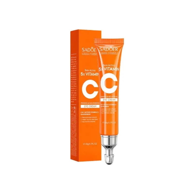 SADOER Vitamin C 7-Piece K-Beauty Skincare Gift Set - Glow-Look Daily Routine, All Skin Types