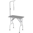 thumbnail image 1 of Foldable Pet Grooming Table for Dogs Cats with Adjustable Arm, Non-slip Surface, Grey, 1 of 6