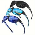 thumbnail image 5 of 3pcs Polarized Sports Glasses For Driving, Cycling, And Fishing, 5 of 5