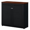 thumbnail image 1 of Fairview Small Storage Cabinet with Doors in Antique Black - Engineered Wood, 1 of 6