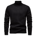 thumbnail image 1 of LIaqionyy Chandail pour Hommes Grande Taille Col Rond Tricot Manches Longues Hauts Chauds Automne Hiver Chandails, 1 of 4