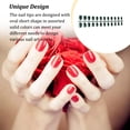 thumbnail image 4 of Ruiboury Nail Art Delicate Removable Artificial Tips Extension Fingernails Fashion Wraps Manicure Tools Decoration for Girls Type 1 Type 33, 4 of 6
